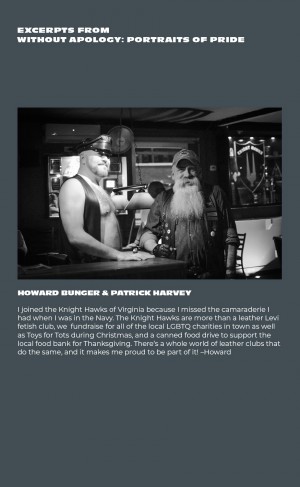 One of photo included in Without Apology: Portraits of Pride by Beth Austin. 