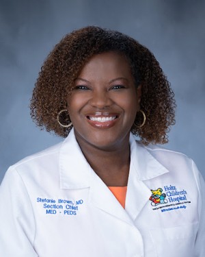 Stefanie R. Brown, MD, MBA, FACP, FAAP, an Internist with University of Miami Miller School of Medicine