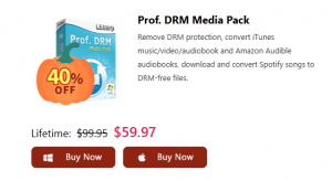 40 off prof drm media pack