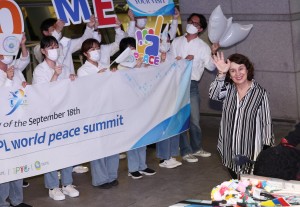 Former President of Ecuador Rosal a Arteaga who arrived Korea on 17th to attend HWPL World Peace Sum