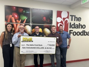 Dollar Loan Check Presentation to Idaho Food Bank
