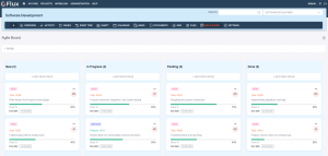 Agile board dashboard