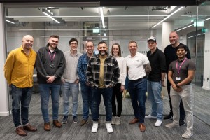 The nuom team at their Nottingham offices