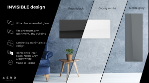 AENO Smart LED Heater - Invisible design