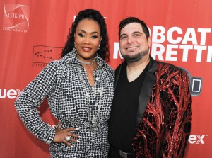 Red Carpet Premiere of Bobcat Moretti- Vivica A. Fox and Tim Realbuto