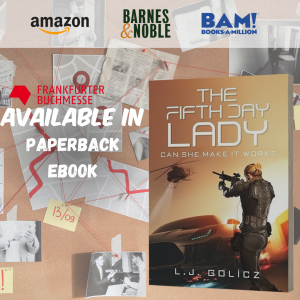 2023 Frankfurter Buchmesse presents The Fifth Day Lady by L.J. Golicz