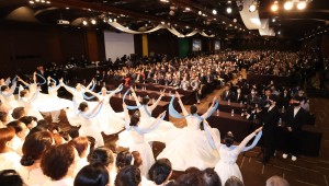 A special performance at the Shincheonji’s Bible Seminar on Oct 7