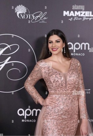 Aria Walton attending the Global Gift Gala in Paris