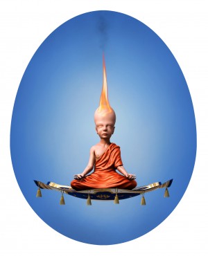 Buddha Child, variable dimensions, 2023
