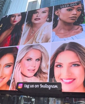 Christa’s New York Times Square billboard by Star Dreamers Production