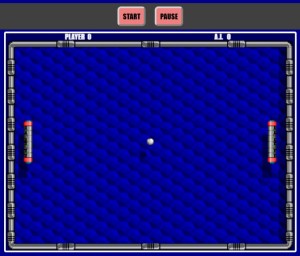 Classic Pong Generated by ChatGPT and Generative AI.