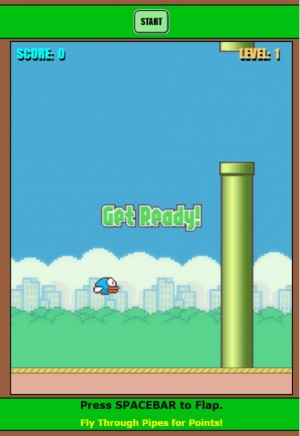 Flappy Bird Generated by ChatGPT and Generative AI.