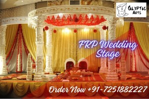 Best Quality FRP Wedding Stage Glypticarts gmail com
