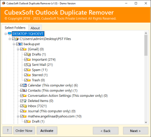Select Folders