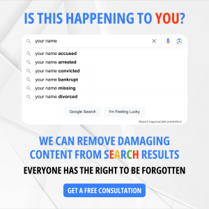 Use the RIGHT TO BE FORGOTTEN to delete articles from search engines