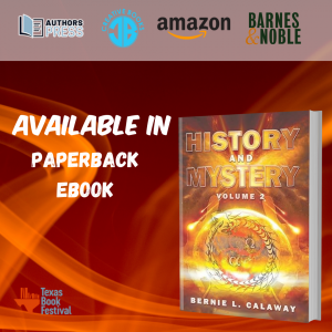 2023 Texas Book Festival presents History and Mystery Vol. 2 by Bernie L. Calaway
