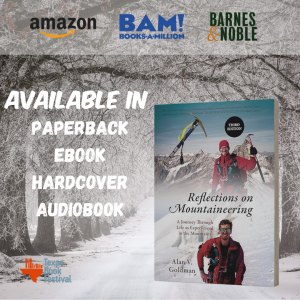 2023 Texas Book Festival presents Reflections on Mountaineering (Fifth Edition) by Alan V. Goldman