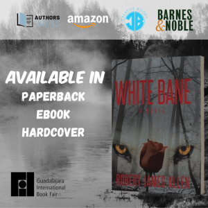 2023 Guadalajara International Book Fair presents White Bane by Robert James Allen