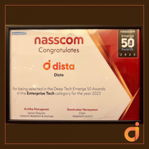 Nasscom Emerge 50 Award 2023