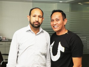 Andy Low (Singapore) with Dr. Motiwala