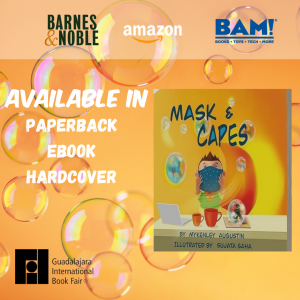 2023 Guadalajara International Book Fair presents Masks & Capes by Mykenley Augustin