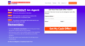 request a cash offer