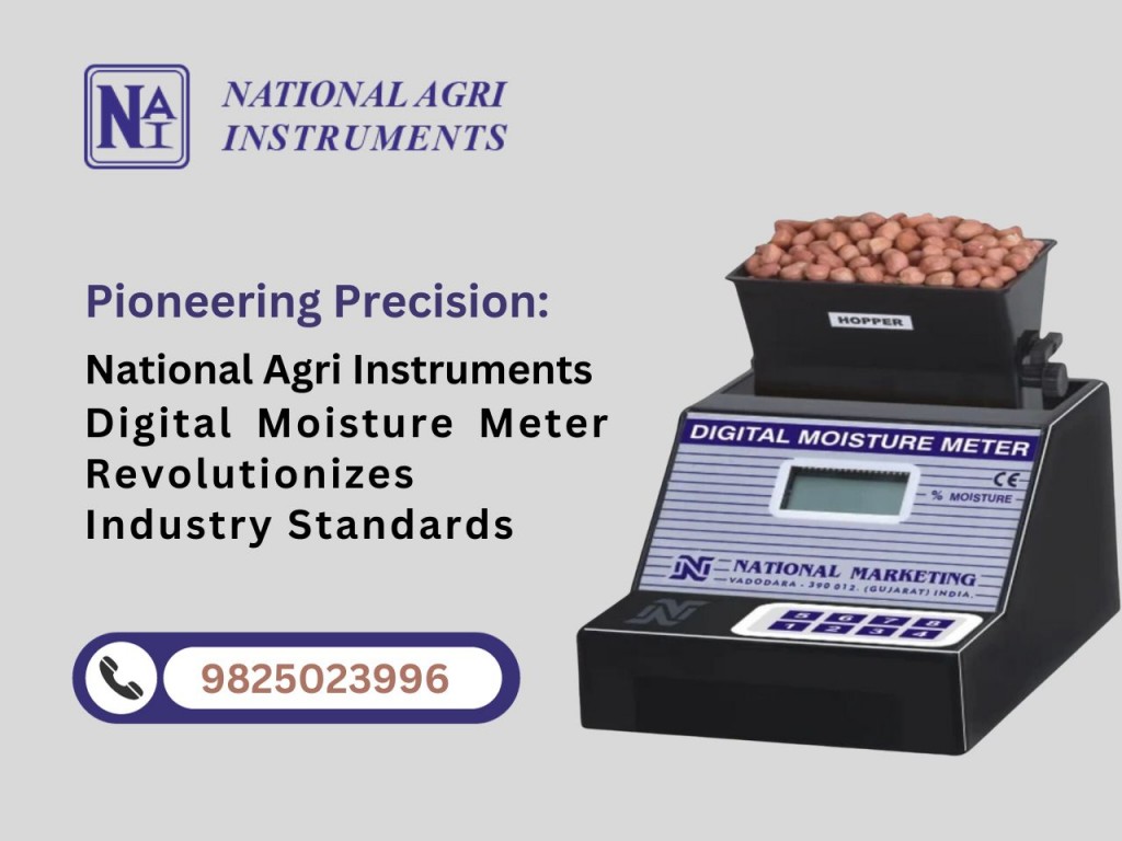 Pioneering Precision National Agri Instruments Digital Moisture Meter