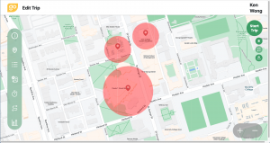 Setting up checkpoints for the trip in a few minutes.