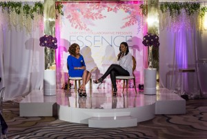 L to R: Rolonda Watts and Vanessa Simmons