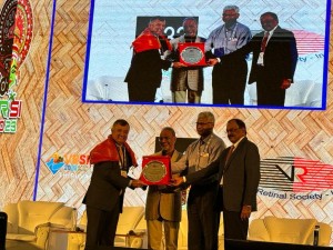 Dr. Mangat Ram Dogra from Grewal Eye Institute Honored with Dr. Badrinath Oration at VRSI 2023