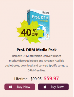 40 off prof drm media pack
