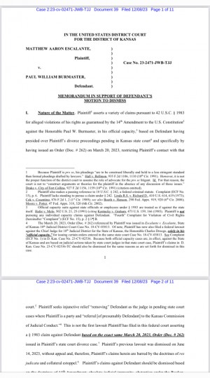 Burmaster Immunity Will Be Denied with a KSA 21-5907 Affirmation 