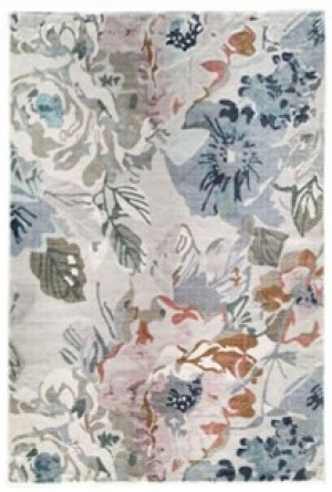 Kyul Floral Multicolour Machine Washable Rug price