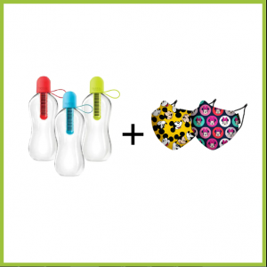 Combo Mask and Bottle