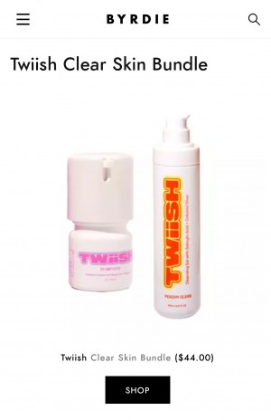 TWiiSH Beautiful Packaging BYRDIE