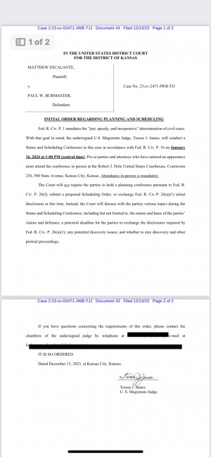 Doc #43 in US Case 2:23-CV02471