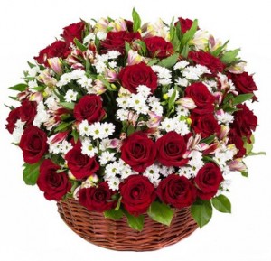 24 roses basket 10383 1470678210