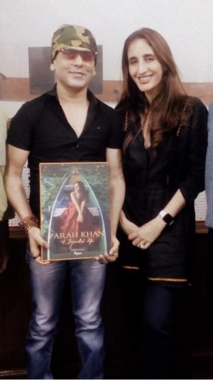Viveck Shettyy with Farah Khan