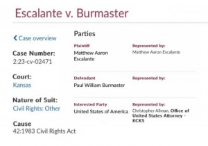 Kansas Judge Burmaster Set to Stand Trial Against Pro Se Fathers Lawsuit & Claims of Destroyed Daughters Companionship  