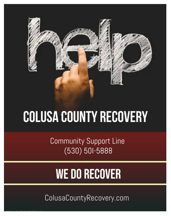 Colusa County Recovery Community Flyer