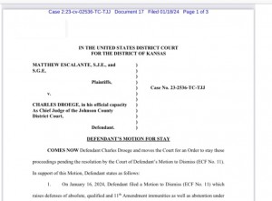 2 Children Plaintiffs Represented By Pro Se Dad Have Sued Johnson County Chief Judge; PreTrial Dad Nearly Pins Chief