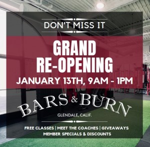 Bars & Burn Fitness Grand Re-opening