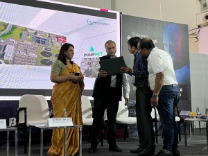 Award of Excellence bestowed upon Pump Academy Private Limited for the Best Display at Municipalika