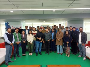 Aakarshan Verma (The Young CEO) and Anant Verma (The Young COO) after announcing the Future Goals