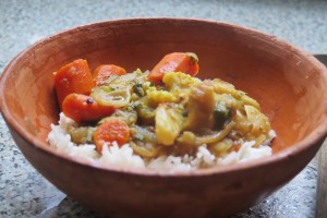 Garbanzo beans prepared in a Miriam