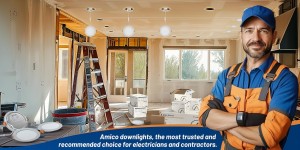 Amico downlights for electrician and contractors