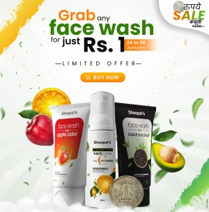 Face Wash for Just 1 Rupee