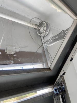 Snapped Garage Door Cable Repair