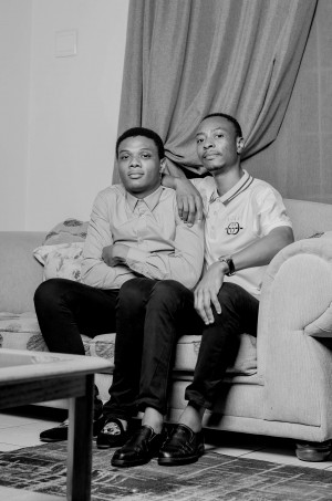 Mduduzi Prince and his mom