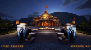 3D Ayodhya Ram Mandir Image 2